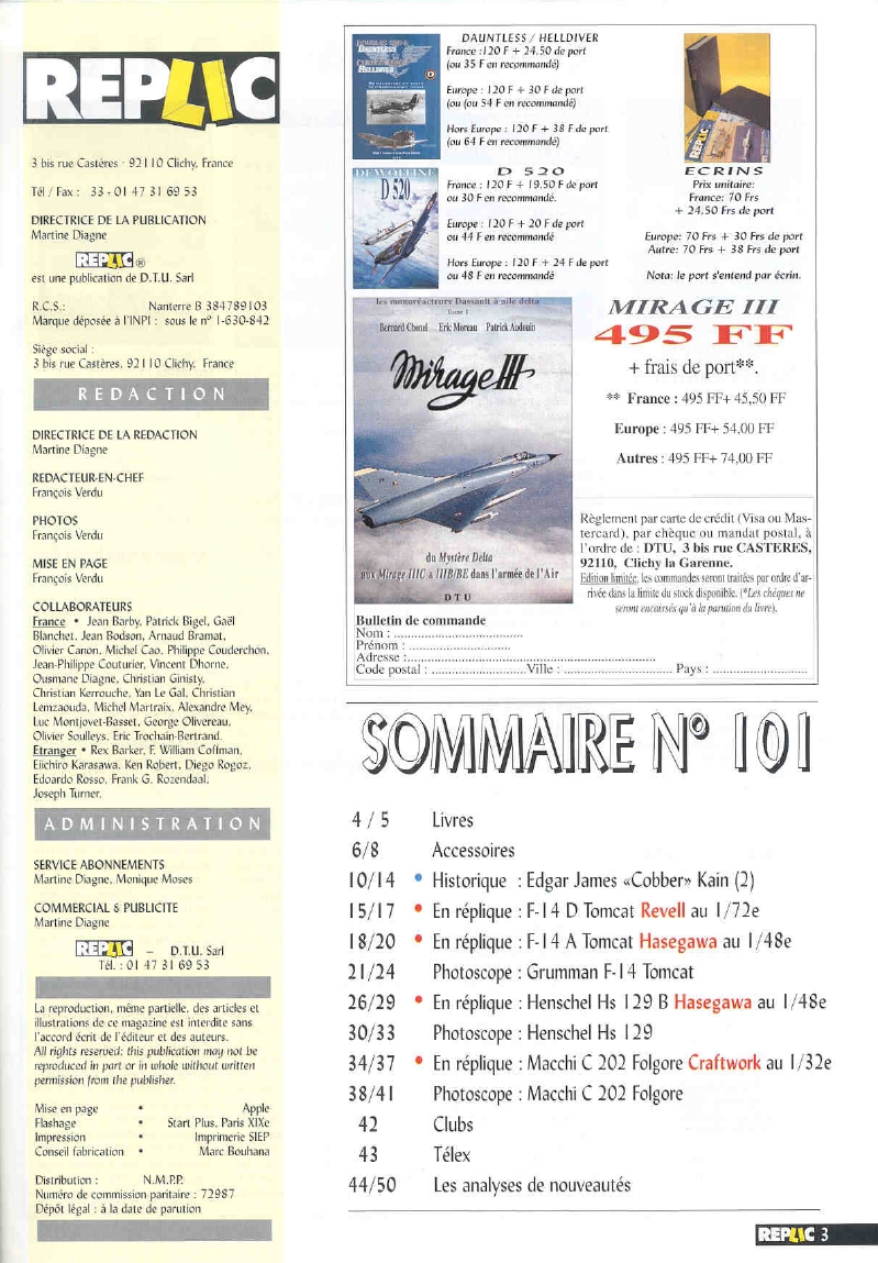 Replic 101 - Macchi C 202, F-14 A&pwd=D, Henschel He-129 B-2